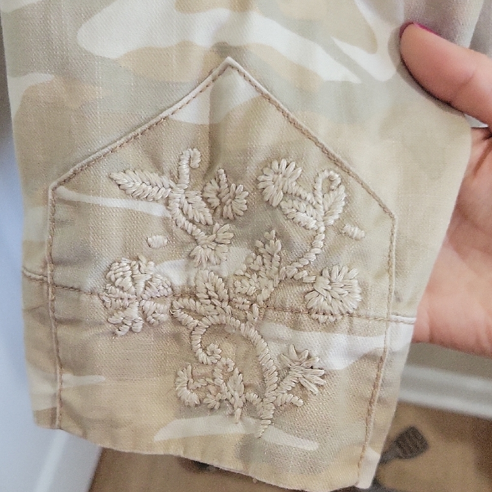 Venezia Cream Cotton Jacket - Picture 3 of 6